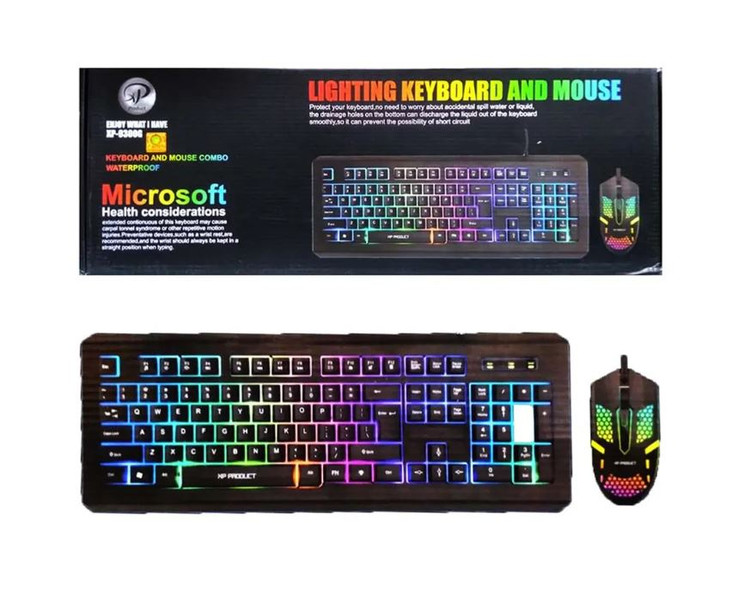 کیبورد و ماوس مخصوص بازی ایکس پی-پروداکت مدل XP-12300R