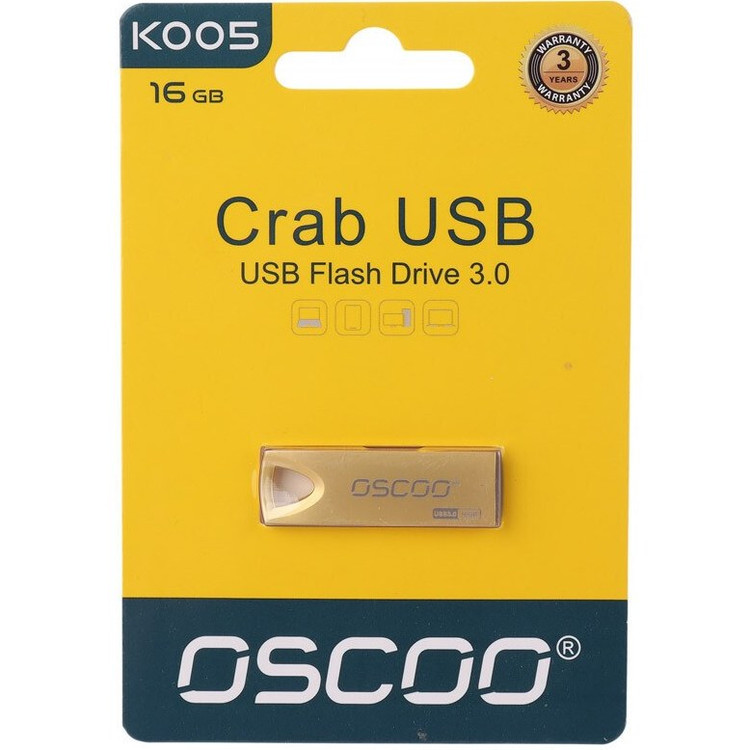فلش 16 گیگ اوسکو Oscoo Crab K005 USB3.0