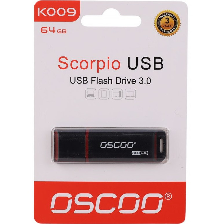 فلش 64 گیگ اوسکو Oscoo Scorpio K009 USB3.0