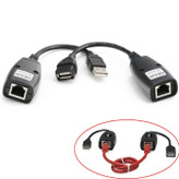 افزایش دهنده USB با کابل شبکه