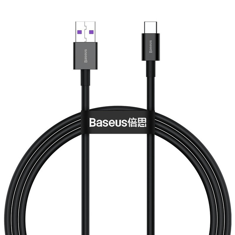 کابل USB به USB-C باسئوس مدل Superior Series Fast Charging (6A 66W) طول 1 متر