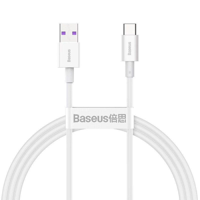 کابل USB به USB-C باسئوس مدل Superior Series Fast Charging (6A 66W) طول 1 متر
