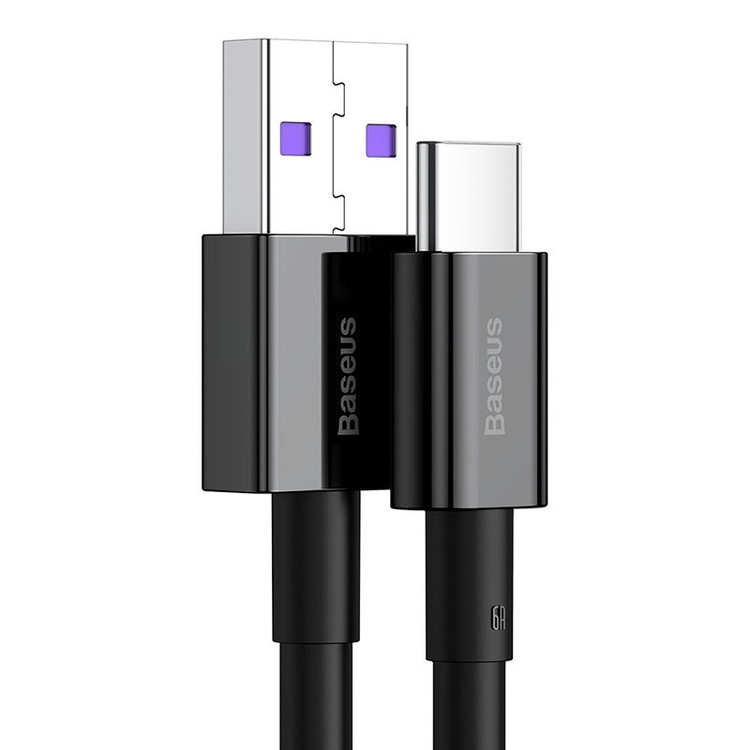 کابل USB به USB-C باسئوس مدل Superior Series Fast Charging (6A 66W) طول 1 متر