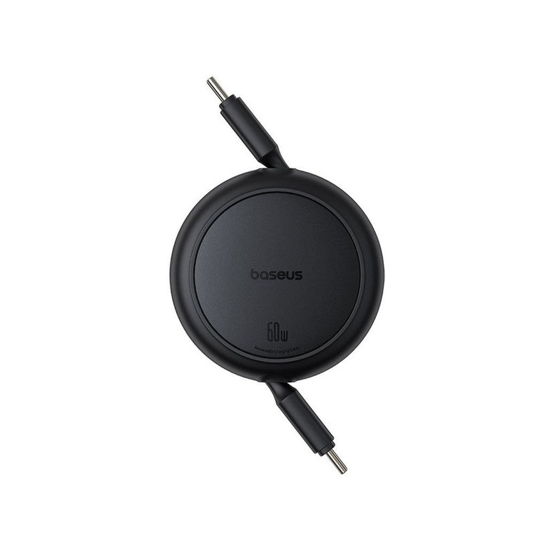 کابل تبدیل USB-C به USB-C بیسوس مدل Free2Pull Mini 60W طول 1 متر