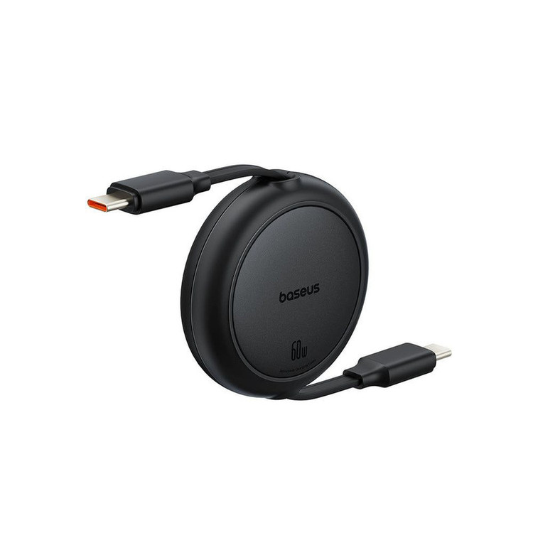 کابل تبدیل USB-C به USB-C بیسوس مدل Free2Pull Mini 60W طول 1 متر
