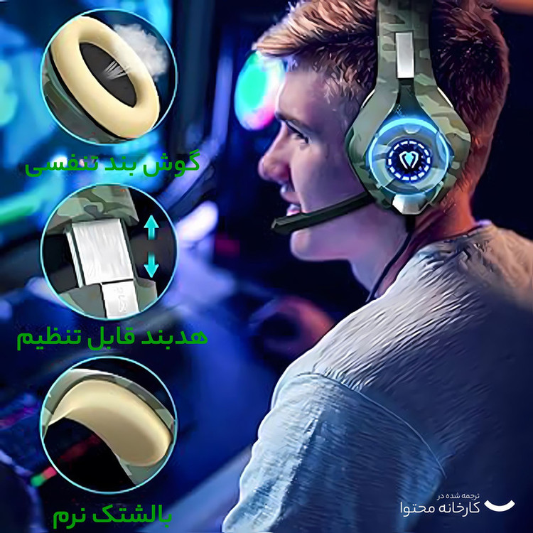 هدفون مخصوص بازی مدل GM-100